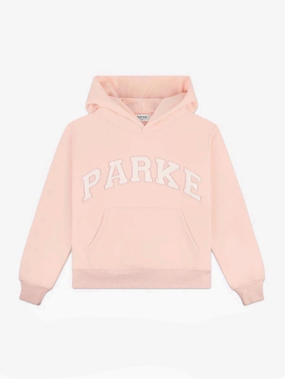 Parke Varsity Pullover Hoodie Pink